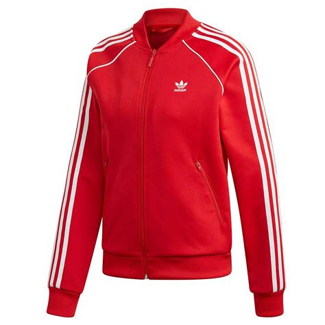 adidas superstar jacke rot